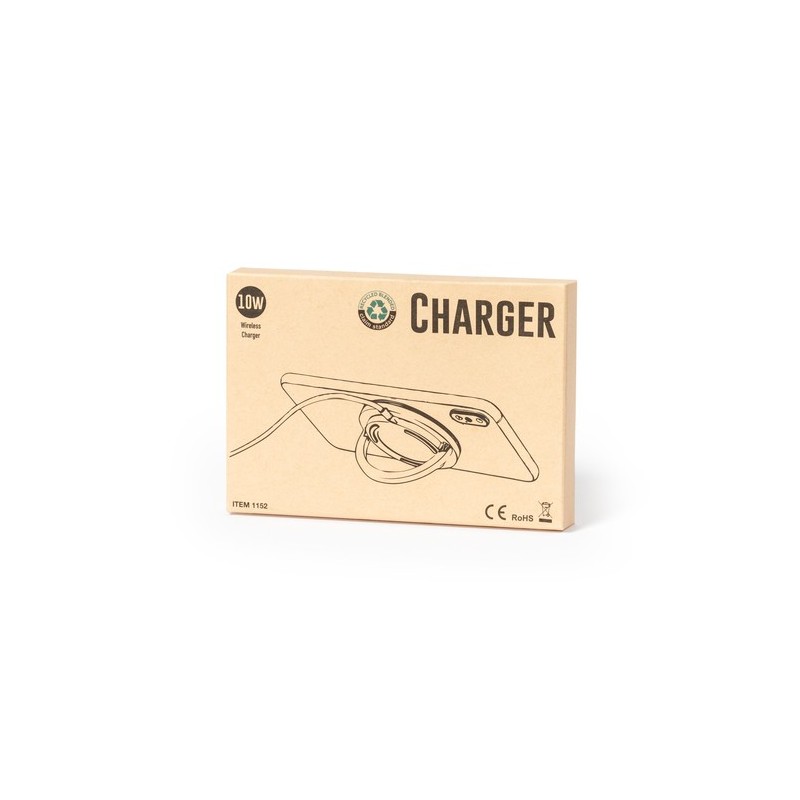 Chargeur Éco-responsable Pratique Personnalisé Pas Cher - Dixlem RCS Matières : ABS recyclé Couleurs : blanc cadeau collaborateu