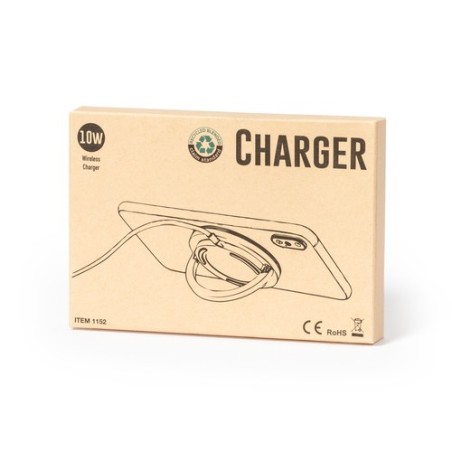 Chargeur Éco-responsable Pratique Personnalisé Pas Cher - Dixlem RCS Matières : ABS recyclé Couleurs : blanc cadeau collaborateu