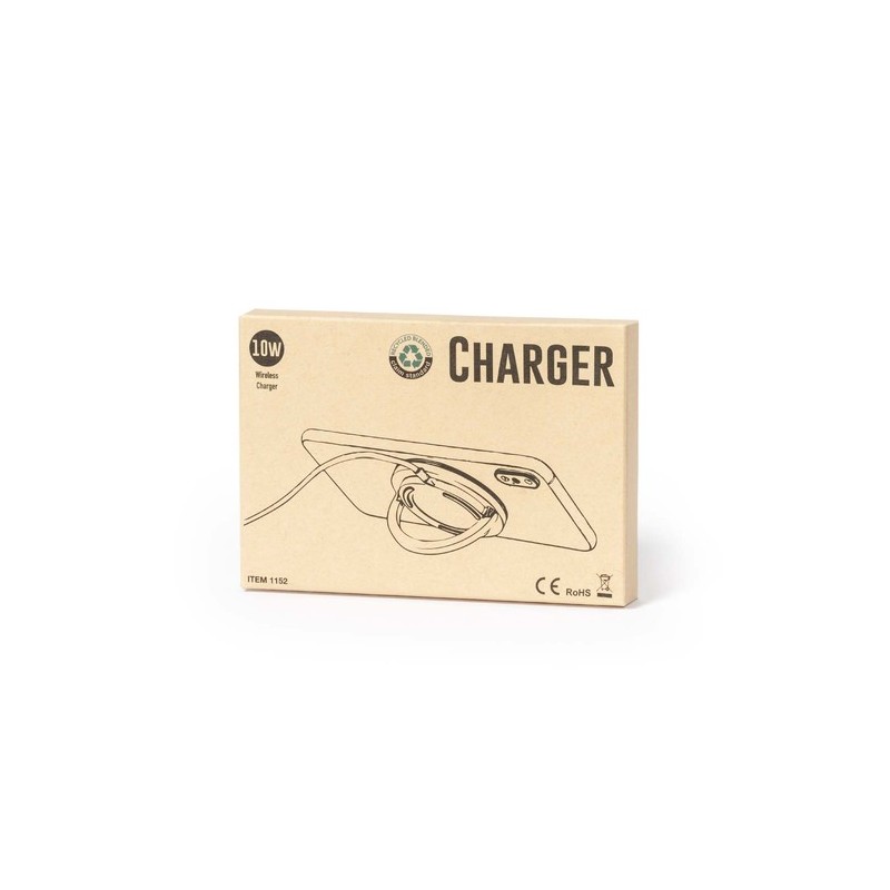 Chargeur Éco-responsable Pratique Personnalisé Pas Cher - Dixlem RCS Matières : ABS recyclé Couleurs : blanc goodies entreprise 