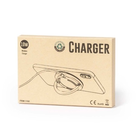 Chargeur Éco-responsable Pratique Personnalisé Pas Cher - Dixlem RCS Matières : ABS recyclé Couleurs : blanc goodies entreprise 