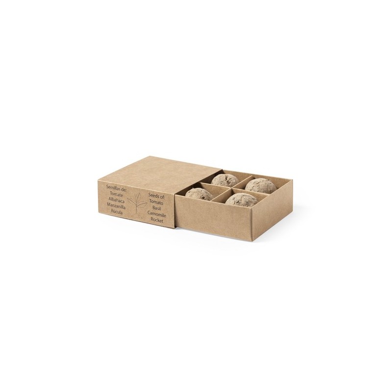 Kit Éco-responsable de Jardin Personnalisé Pas Cher - Tomarux Matières : carton recyclé cadeau entreprise pas cher