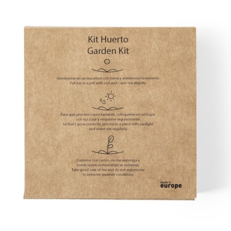 Kit Éco-responsable de Jardin Personnalisé Pas Cher - Tomarux Matières : carton recyclé marquage laser ultra précis