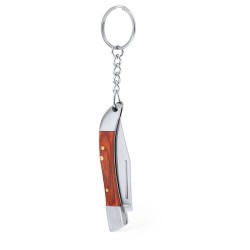 Porte-Clés Personnalisé Canif Éco-responsable Spiet - Objet Publicitaire Unique Matières : bois cadeau entreprise pas cher