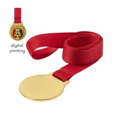 Médaille Dorée Personnalisée - Maclein Matières : métal Couleurs : doré 2