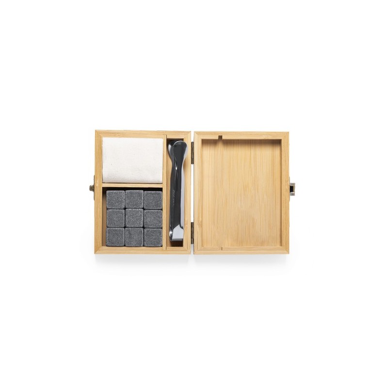Set de Glaçons Réutilisables Personnalisés Holier Matières : bambou cadeau collaborateur premium