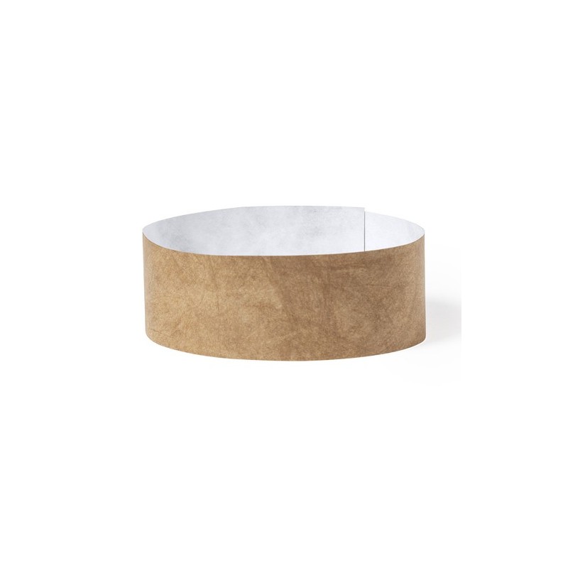 Bracelet personnalisé idéal pour vos événements - Sowel pas cher Matières : tyvek Couleurs : naturel