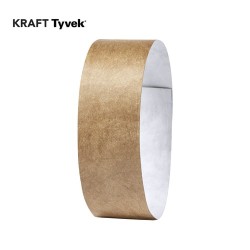 Bracelet personnalisé idéal pour vos événements - Sowel pas cher Matières : tyvek Couleurs : naturel 2