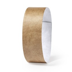 Bracelet personnalisé idéal pour vos événements - Sowel pas cher Matières : tyvek Couleurs : naturel cadeau entreprise pas cher