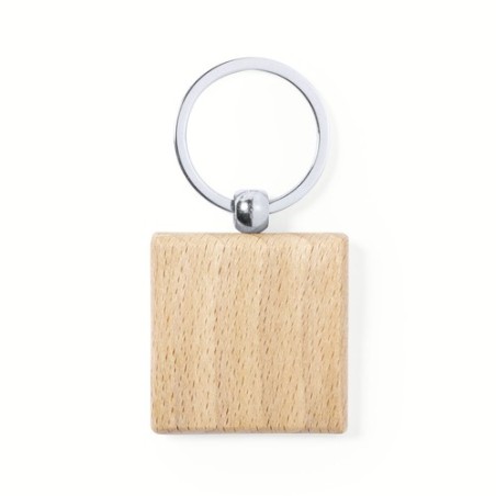 Porte-clés éco-friendly en bois personnalisable Pelton Matières : bois impression logo haute qualité