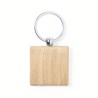 Porte-clés éco-friendly en bois personnalisable Pelton Matières : bois impression logo haute qualité