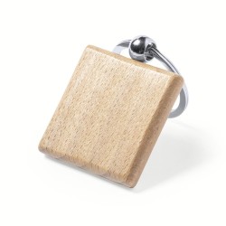 Porte-clés éco-friendly en bois personnalisable Pelton Matières : bois cadeau client original