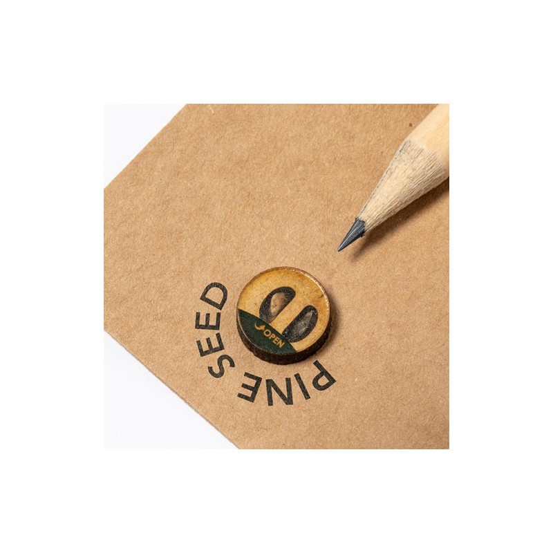 Crayon Éco-responsable Ensemencé Personnalisé Etesio pas cher Matières : bois impression haute définition