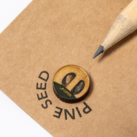 Crayon Éco-responsable Ensemencé Personnalisé Etesio pas cher Matières : bois impression haute définition