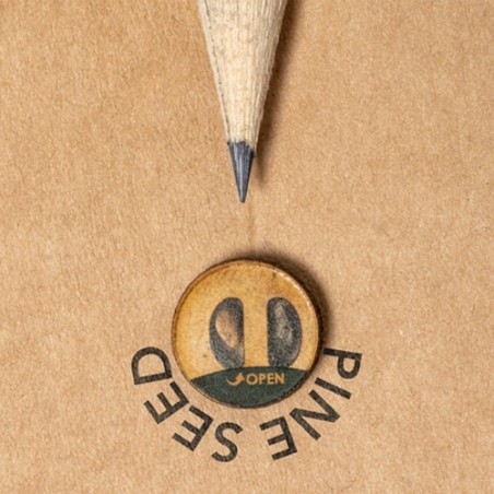 Crayon Éco-responsable Ensemencé Personnalisé Etesio pas cher Matières : bois marquage laser ultra précis