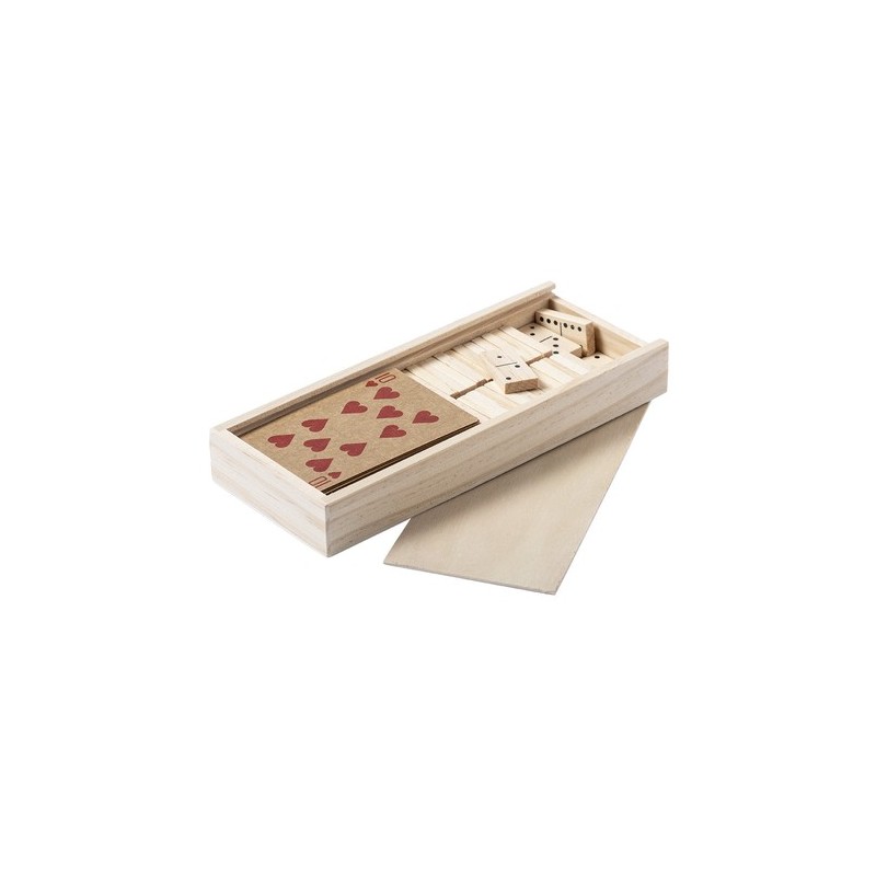 Set de jeu personnalisé  en mallette - Halin Matières : bois personnalisable avec votre logo