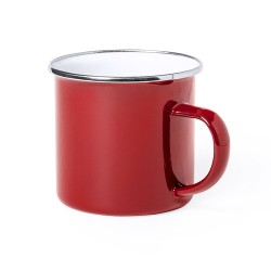 Mug Vintage Personnalisable Kirpal Matières : acier inoxydable Couleurs : rouge