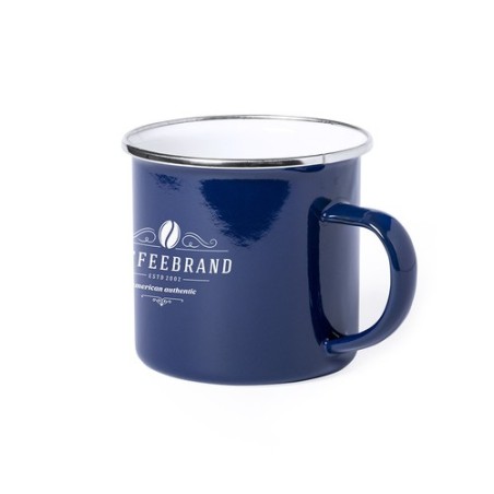 Mug Vintage Personnalisable Kirpal Matières : acier inoxydable Couleurs : rouge personnalisation sur mesure