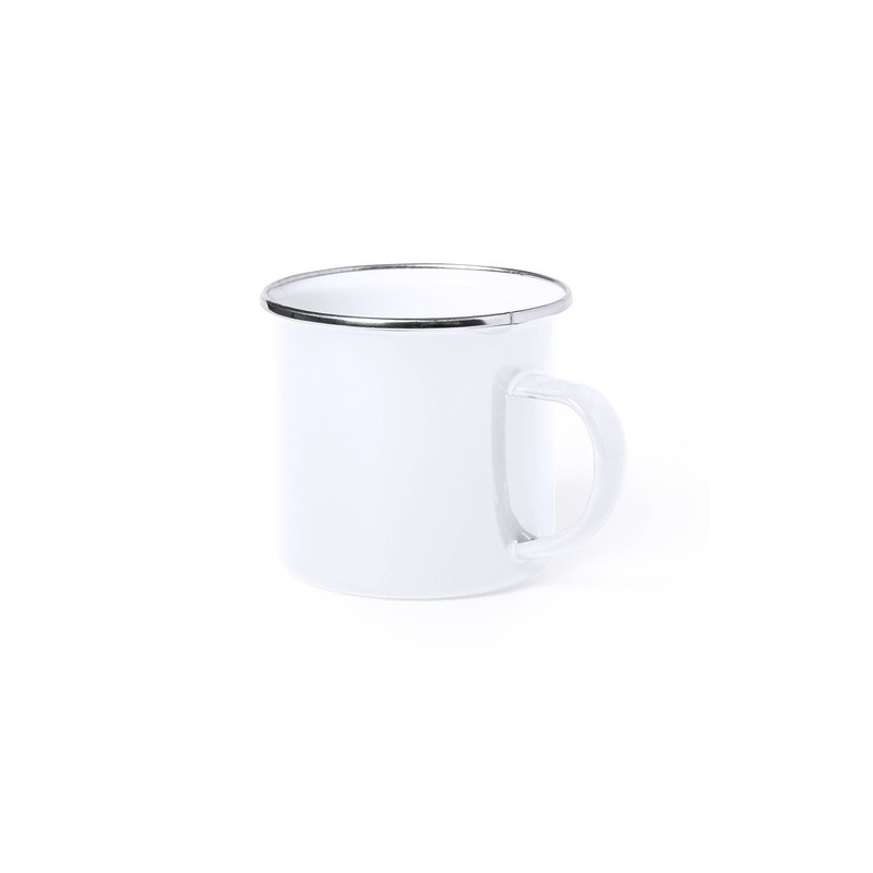Mug Vintage Personnalisable Kirpal Matières : acier inoxydable Couleurs : rouge personnalisation sur mesure