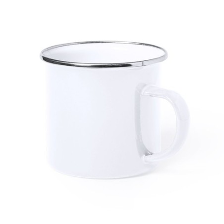Mug Vintage Personnalisable Kirpal Matières : acier inoxydable Couleurs : rouge personnalisation sur mesure