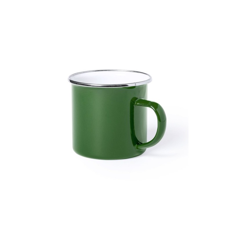 Mug Vintage Personnalisable Kirpal Matières : acier inoxydable Couleurs : rouge goodies publicitaire durable