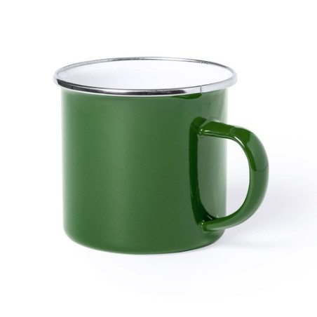 Mug Vintage Personnalisable Kirpal Matières : acier inoxydable Couleurs : rouge goodies publicitaire durable