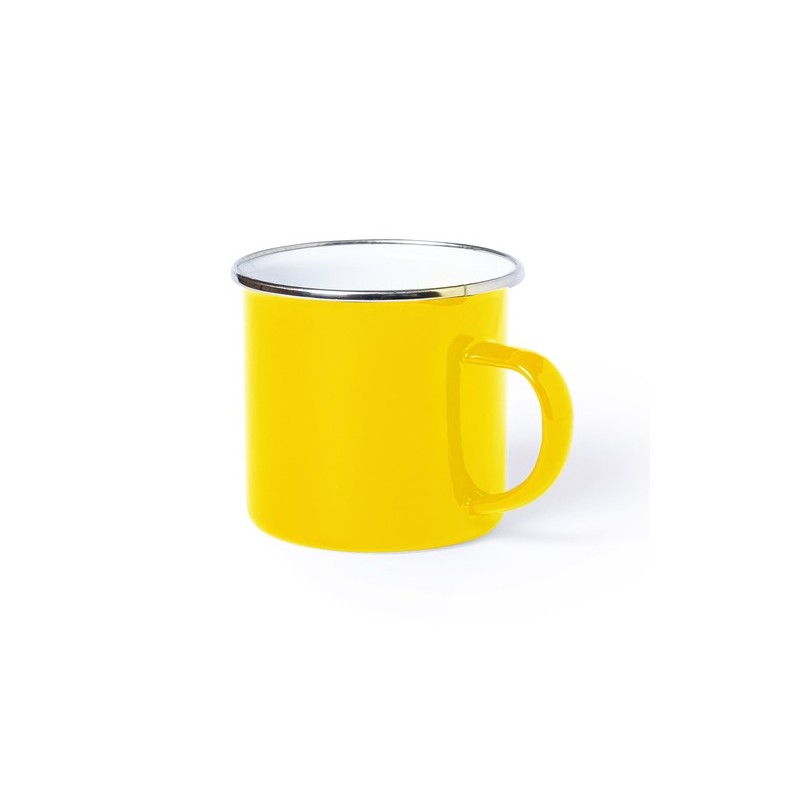 Mug Vintage Personnalisable Kirpal Matières : acier inoxydable Couleurs : rouge objet promotionnel éco-responsable