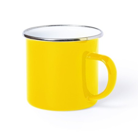 Mug Vintage Personnalisable Kirpal Matières : acier inoxydable Couleurs : rouge objet promotionnel éco-responsable