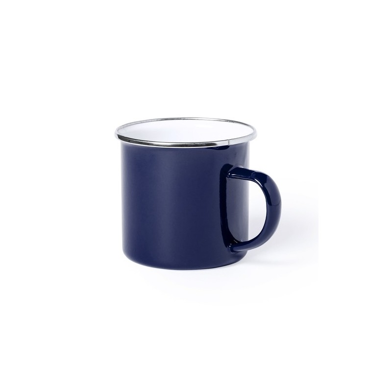 Mug Vintage Personnalisable Kirpal Matières : acier inoxydable Couleurs : rouge marquage couleur éclatante