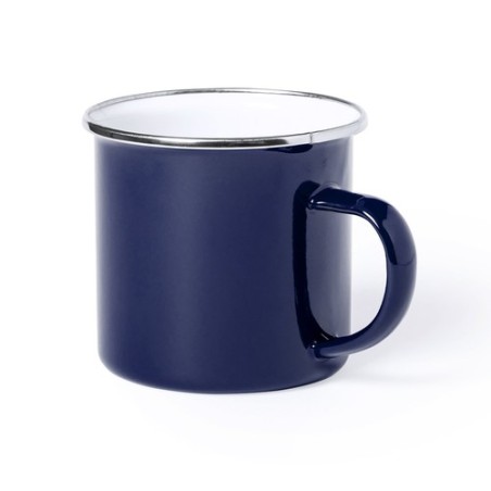 Mug Vintage Personnalisable Kirpal Matières : acier inoxydable Couleurs : rouge marquage couleur éclatante