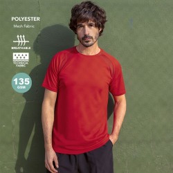 T-Shirt Adulte Personnalisé Performance & Style Sappor Tecnic Matières : polyester Taille textile : M Couleurs : fuchsia marquag 2