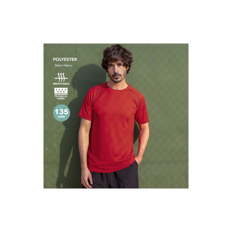 T-Shirt Adulte Personnalisé Performance & Style Sappor Tecnic Matières : polyester Taille textile : M Couleurs : fuchsia personn