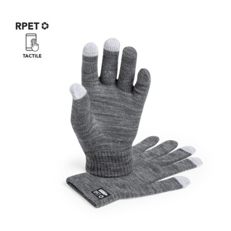 Gant Tactile Éco-responsable Personnalisé pas cher - Despil Couleurs : gris Matières : polyester recyclé goodies publicitaire év