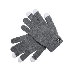 Gant Tactile Éco-responsable Personnalisé pas cher - Despil Couleurs : bleu marine Matières : polyester recyclé marquage couleur