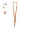 Lanyard Éco-responsable Personnalisé - Bespal Matières : liège Couleurs : naturel personnalisable avec votre logo