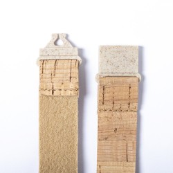 Lanyard Éco-responsable Personnalisé - Bespal Matières : liège Couleurs : naturel cadeau entreprise pas cher