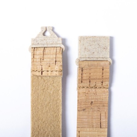 Lanyard Éco-responsable Personnalisé - Bespal Matières : liège Couleurs : naturel cadeau entreprise pas cher