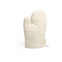 Gant de Cuisine Éco-responsable en Coton Bio Personnalisé Calen Matières : coton organique Couleurs : naturel