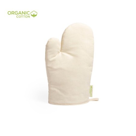Gant de Cuisine Éco-responsable en Coton Bio Personnalisé Calen Matières : coton organique Couleurs : naturel personnalisable av