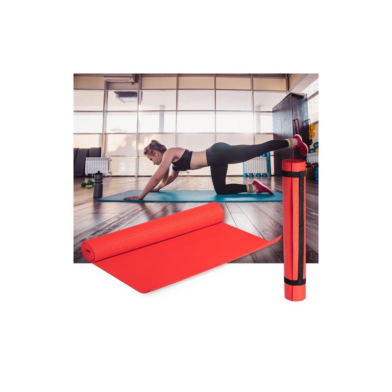 Natte personnalisable de yoga - Nodal Matières : PVC Couleurs : vert clair impression logo haute qualité