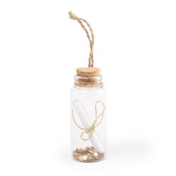 Bouteille à Souhaits Personnalisée Décoration Originale Shoilen Matières : verre