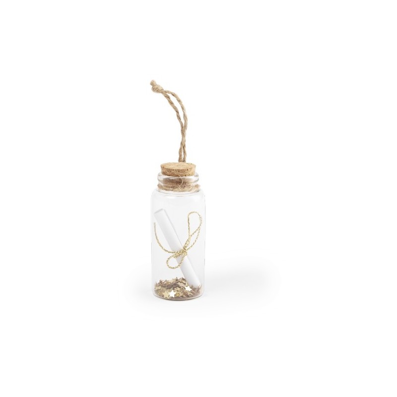 Bouteille à Souhaits Personnalisée Décoration Originale Shoilen Matières : verre marquage laser ultra précis