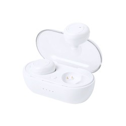 Écouteurs Bluetooth 5.0 avec design élégant et station de charge - Merkus Couleurs : blanc