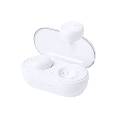Écouteurs Bluetooth 5.0 avec design élégant et station de charge - Merkus Couleurs : blanc