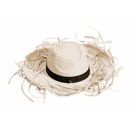Chapeau Personnalisé en Paille Filagarchado Matières : paille Couleurs : noir objet publicitaire robuste