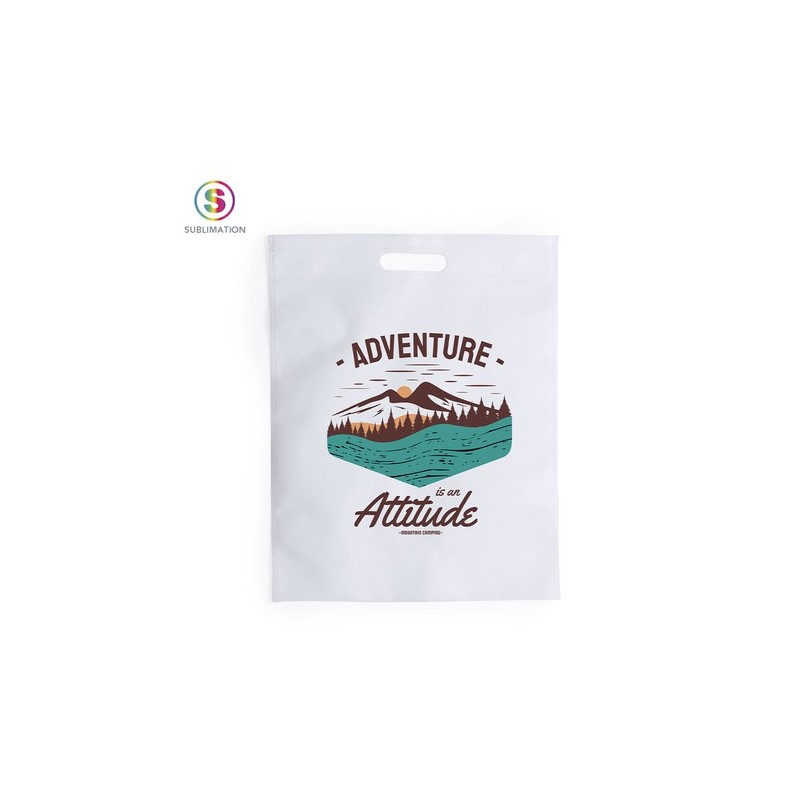 Sac Personnalisé Publicitaire de Sublimation Wercal Matières : polypropylène (PP) Couleurs : blanc personnalisable avec votre lo