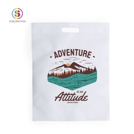 Sac Personnalisé Publicitaire de Sublimation Wercal Matières : polypropylène (PP) Couleurs : blanc personnalisable avec votre lo