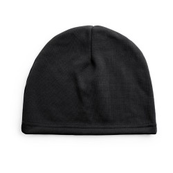 Bonnet Personnalisé Éco-responsable pour Objets Publicitaires - Folten Matières : spandex Couleurs : noir