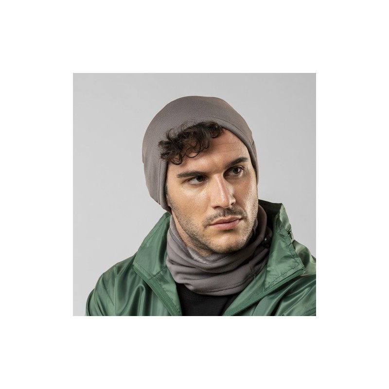 Bonnet Personnalisé Éco-responsable pour Objets Publicitaires - Folten Matières : spandex Couleurs : noir objet promotionnel éco