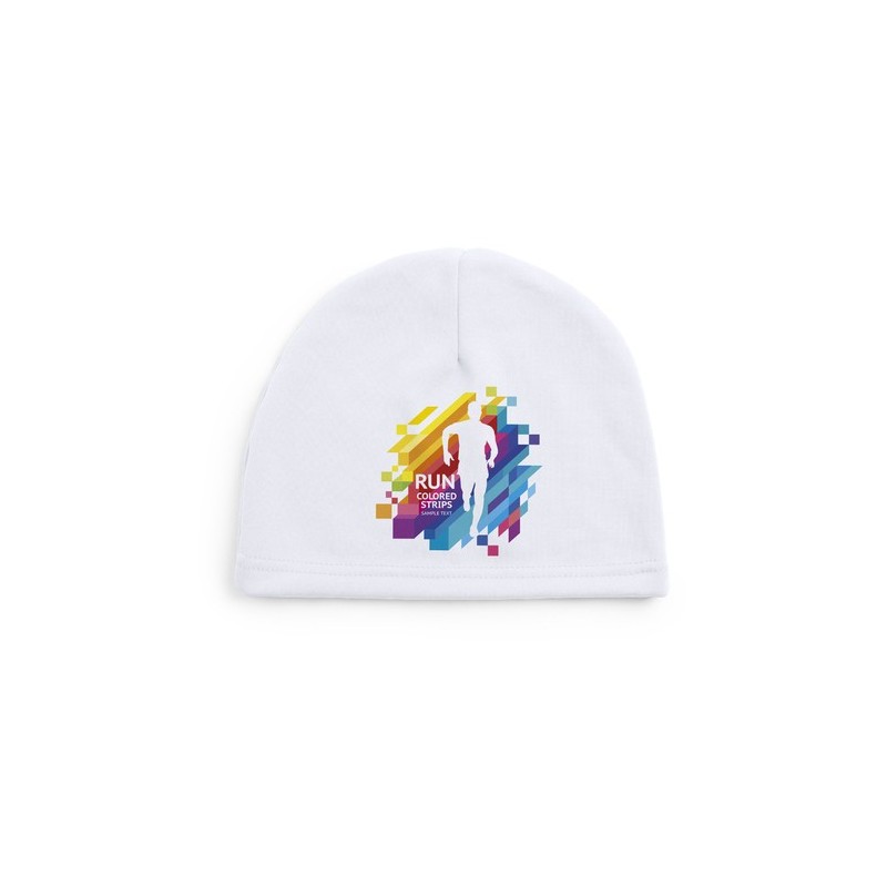 Bonnet Personnalisé Éco-responsable pour Objets Publicitaires - Folten Matières : spandex Couleurs : bleu marine accessoire évén