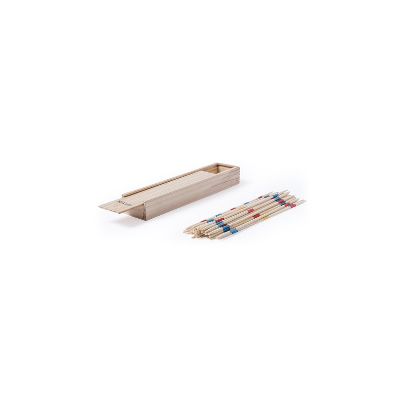 Jeu d'Habilité en Bois Personnalisé Mikado | Cadeau d'Entreprise Matières : bois goodies publicitaire événementiel